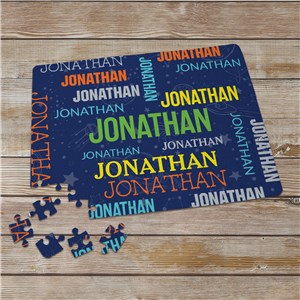 Personalized Repeating Names Puzzle