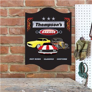 Classic Cars Personalized  Garage Sign