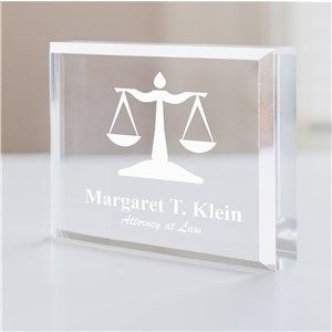 Lawyer Personalized Keepsake Paperweight