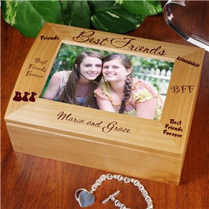 Best Friends Photo Keepsake Box