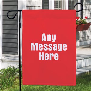 Any message Garden Flag
