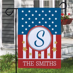 Personalized Fourth Of July Garden Flag