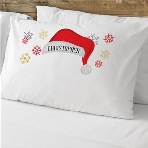 Personalized Santa Hat Pillowcase