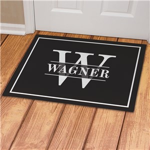 Personalized Family Name & Initial Doormat