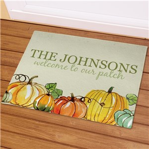 Personalized Welcome To Our Patch Doormat