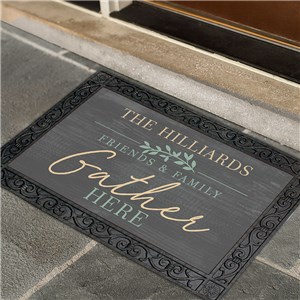 Personalized Friends & Family Gather Doormat