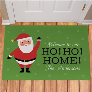 Personalized Ho Ho Home Doormat