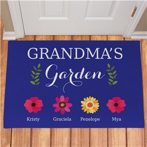 Personalized Grandma's Garden Doormat