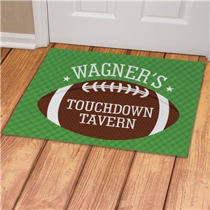 Personalized Touchdown Tavern Doormat