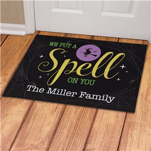 Personalized Put A Spell On You Doormat