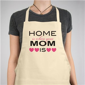 Home Is Where Your Mom Is Natural Apron