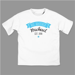 Personalized Big Brother Big Sister Youth T-Shirt