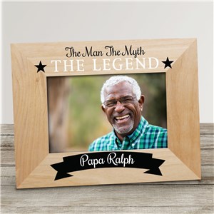 Personalized The Man The Myth Picture Frame