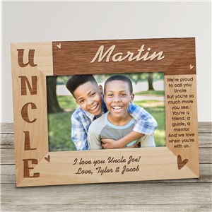 Personalized Uncle Picture Frame