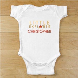 Personalized Little Explorer Infant Bodysuit