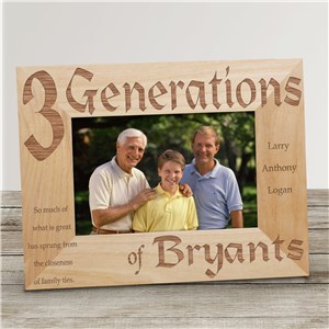Personalized Generations 8x10 Picture Frame