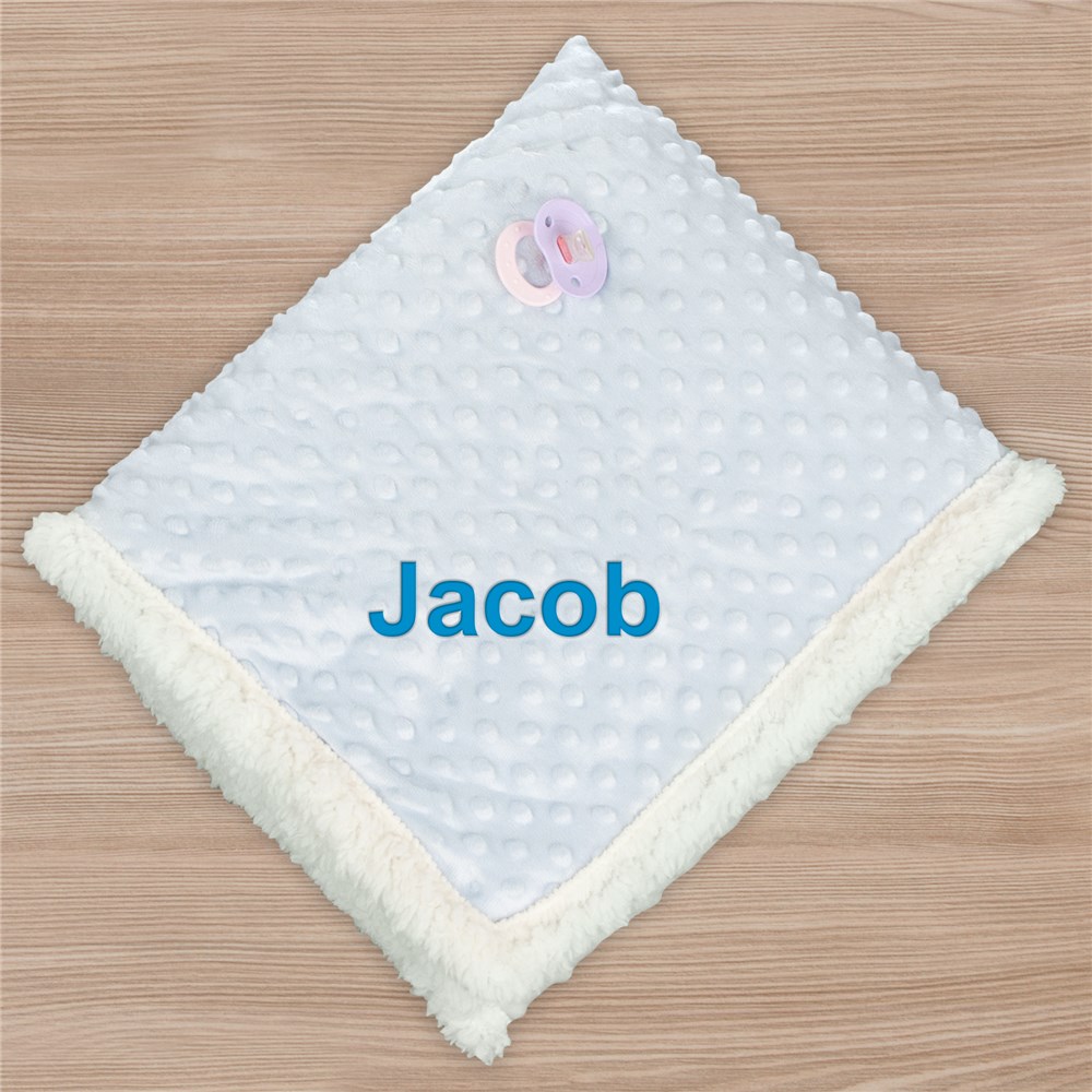 Personalized Any Name Baby Sherpa Blanket