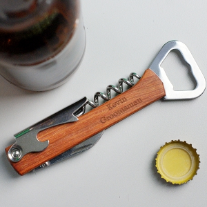Any Message Engraved Bottle Opener Tool