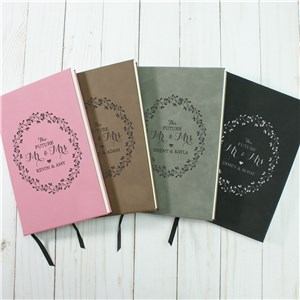 Personalized Future Mr And Mrs Leather Journal