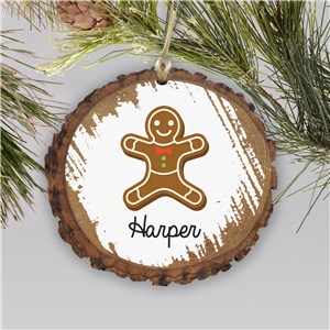 Personalized Gingerbread Christmas Cookies Ornament