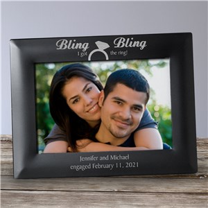 Engraved Engagement Frame
