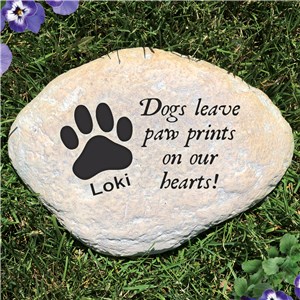 Engraved Dog Sympathy Garden Stone