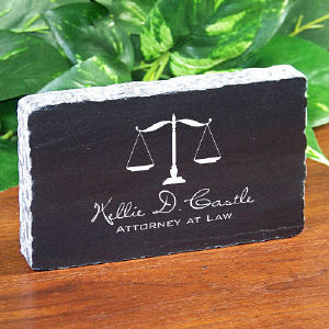 Personalized Marble Attorney at law Keepsake
