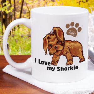 Personalized I Love My Shorkie Mug
