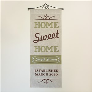 Personalized Home Sweet Home Wall Hanging
