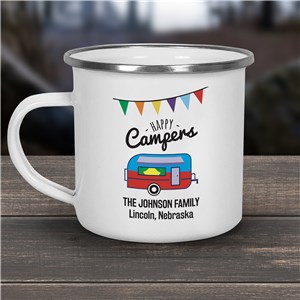Happy Campers Personalized Camper Mug