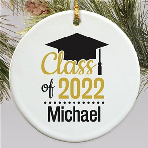 Personalized Class Of Round Ornament