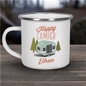 Happy Camper Personalized Camper Mug
