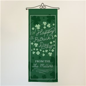 Personalized Happy St. Patrick's Day Wall Hanging