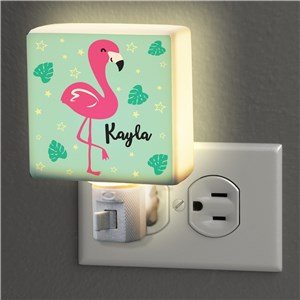Personalized Flamingo Night Light