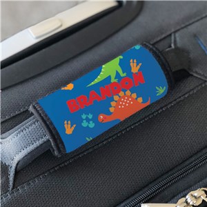 Personalized Dinosaurs Luggage Grabber