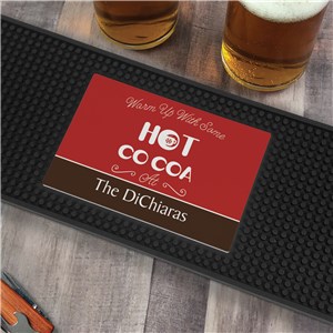 Personalized Hot Cocoa Bar Mat