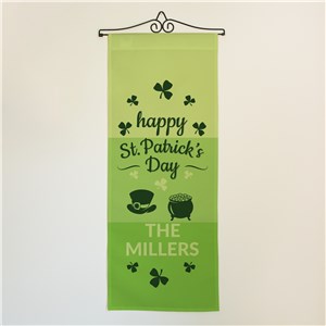 Personalized Happy St. Patrick's Day Wall Hanging