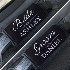 Personalized Wedding Luggage Grip