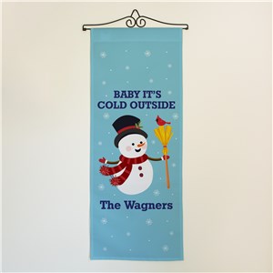 Personalized Baby It's Cold Outside Wall Hanging