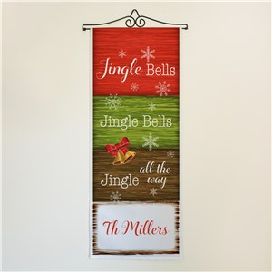 Personalized Jingle Bells Wall Hanging