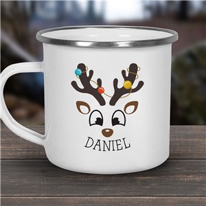 Personalized Reindeer Camper Mug