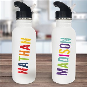 Personalized Any Name Water Bottle