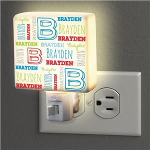 Personalized Kid's Name Night Light