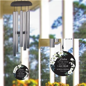 Personalized Listen to the Wind with Name and Years Wind Chime