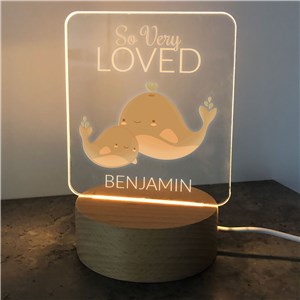 Personalized So Very Loved Square Light Up Sign