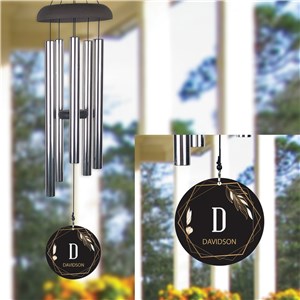 Personalized Minimalist Gold Frame Wind Chime