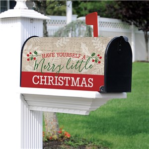 Personalized Have Yourself a Merry Little Christmas Mailbox Cover
