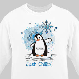 Personalized Penguin Sweatshirt