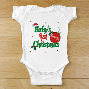 Ornament first Christmas baby 