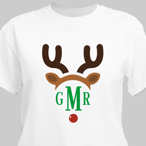 Family Monogram Christmas T-Shirt